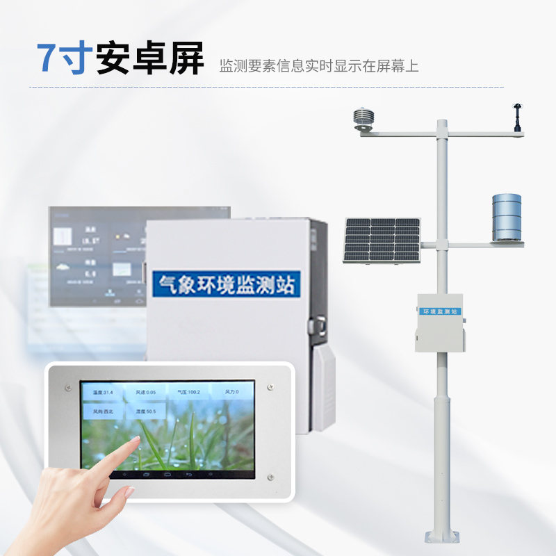 物聯網氣象終端的系統組成與應用模式